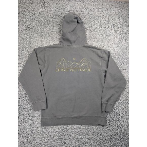 511 Tactical Hoodie Men Medium Gray Sweatshirt Outdoor Hunt Military Fleece - Picture 5 of 6